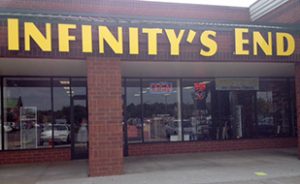 Infinity's End, 5119-A South Blvd, Charlotte, NC 28217, United States 7308 E Independence Blvd, Charlotte, NC 28227, United States 8640 University City Blvd Suite A-6, Charlotte, NC 28213, United States