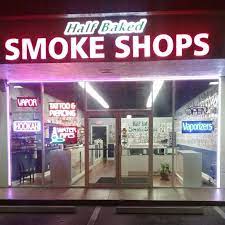 Half baked smoke shop in Fort Lauderdale, Florida