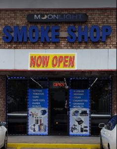 Moonlight smoke shop in Pasadena Texas