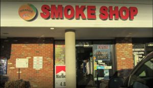 Orange smoke shop