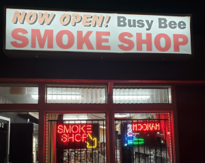 Busy Bee smoke shop in Santa Clara