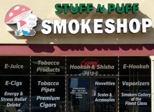 Stuff N Puff smoke shop in San Carlos