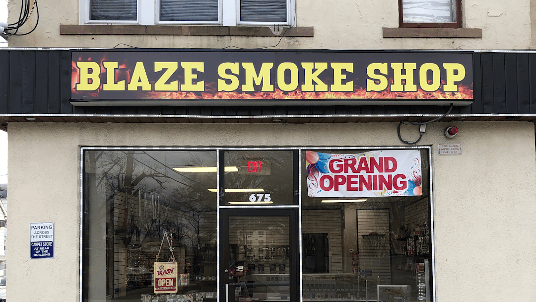 Blaze Smoke Shop, 675 Van Houten Ave, Clifton, NJ 07013, United States