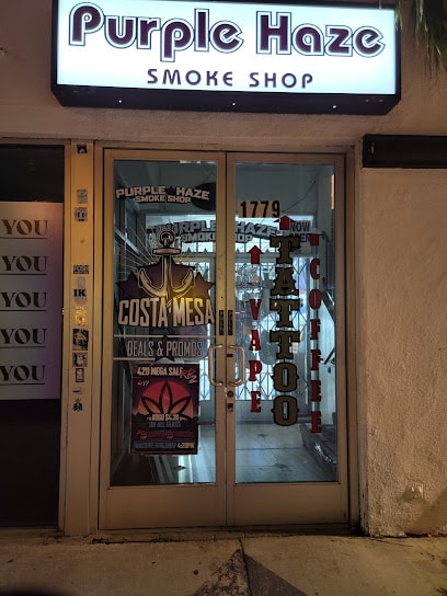 Purple Haze Smoke Shop,1779 Newport Blvd, Costa Mesa, CA 92627, United States 