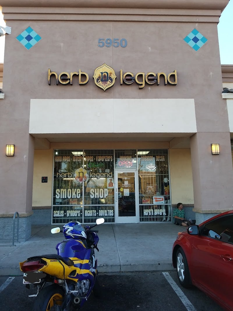 Herb ‘N Legend Smoke Shop, 5950 W McDowell Rd #104, Phoenix, AZ 85035, United States