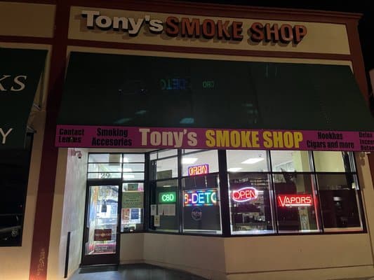 Tony’s Smoke Shop, 29 37th Ave, San Mateo, CA 94403, United States