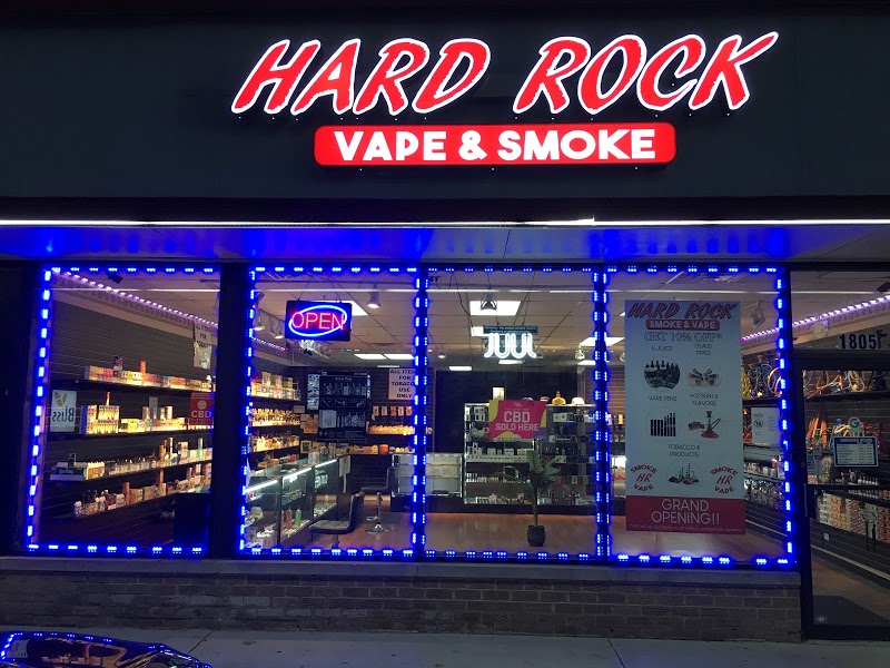 Hard Rock Vape & Smoke, 1805 Irving Park Rd, Hanover Park, IL 60133, United States 670 Meacham Rd, Elk Grove Village, IL 60007, United States